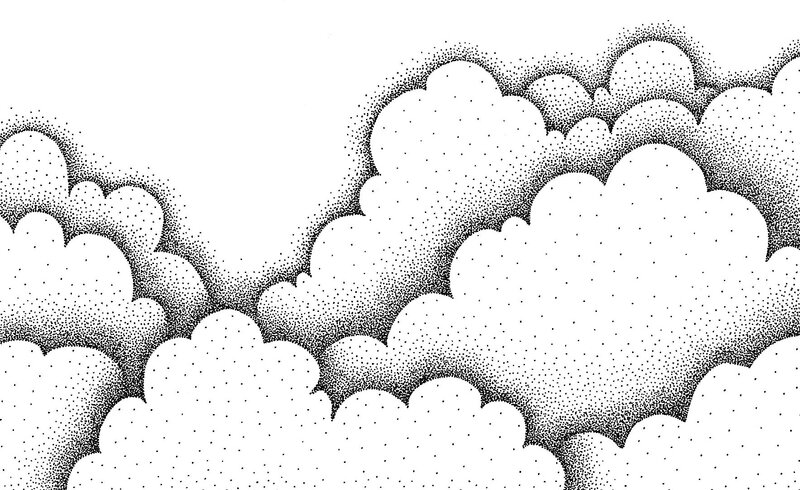 par delà les nuages detail 2