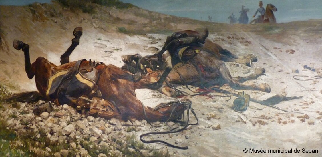 Detaille, mort du Uhlan (bataille de Champigny)