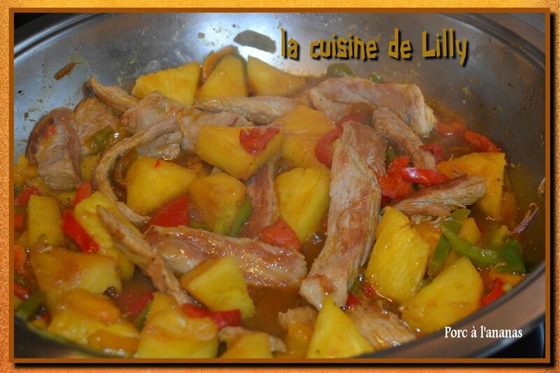 porc à l'ananas