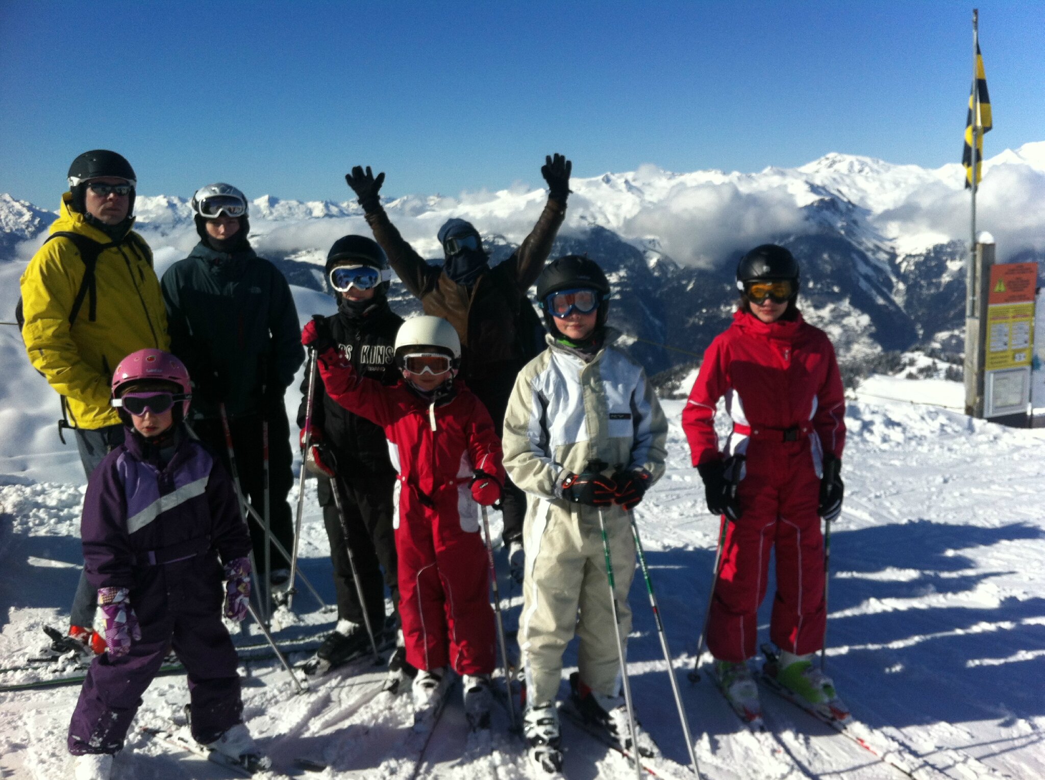 1 semaine au ski et liste de course pour 6 pers Mams