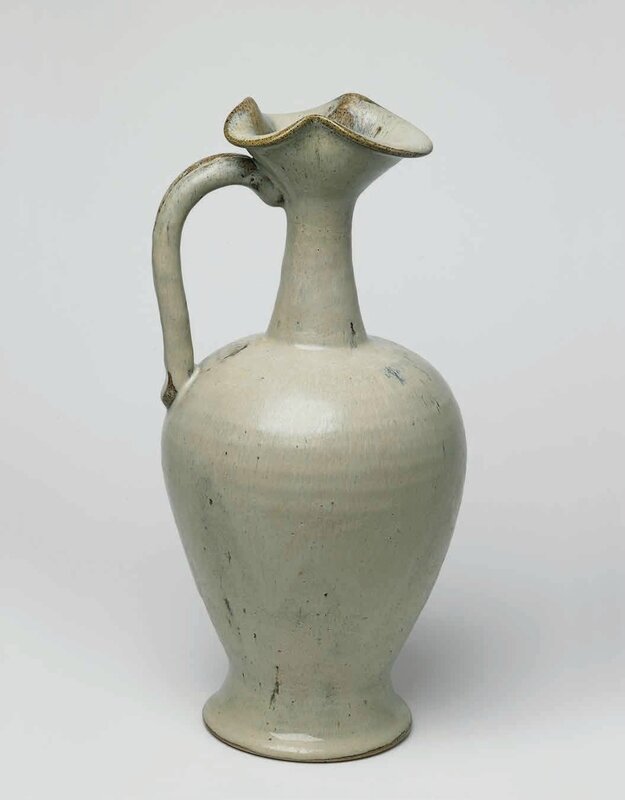 Large Lushan Type Phosphatic Glazed Ewer, Tang Dynasty, 618 – 907 A.D. 
