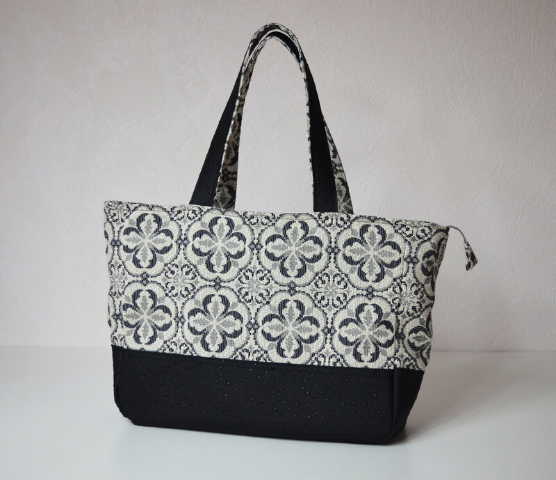 Tote bag-sac-La chouette bricole
