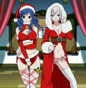 juvia_and_lisanna_sexy_christmas_by_x_ray99-d5p5wc0