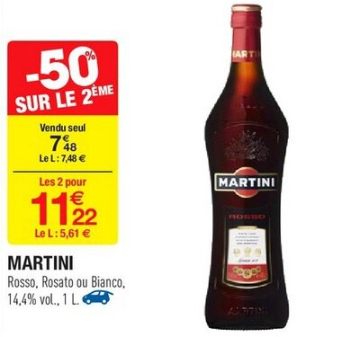 Carrefour Hyper Martini 1L du 29-06 au 4-07-2016