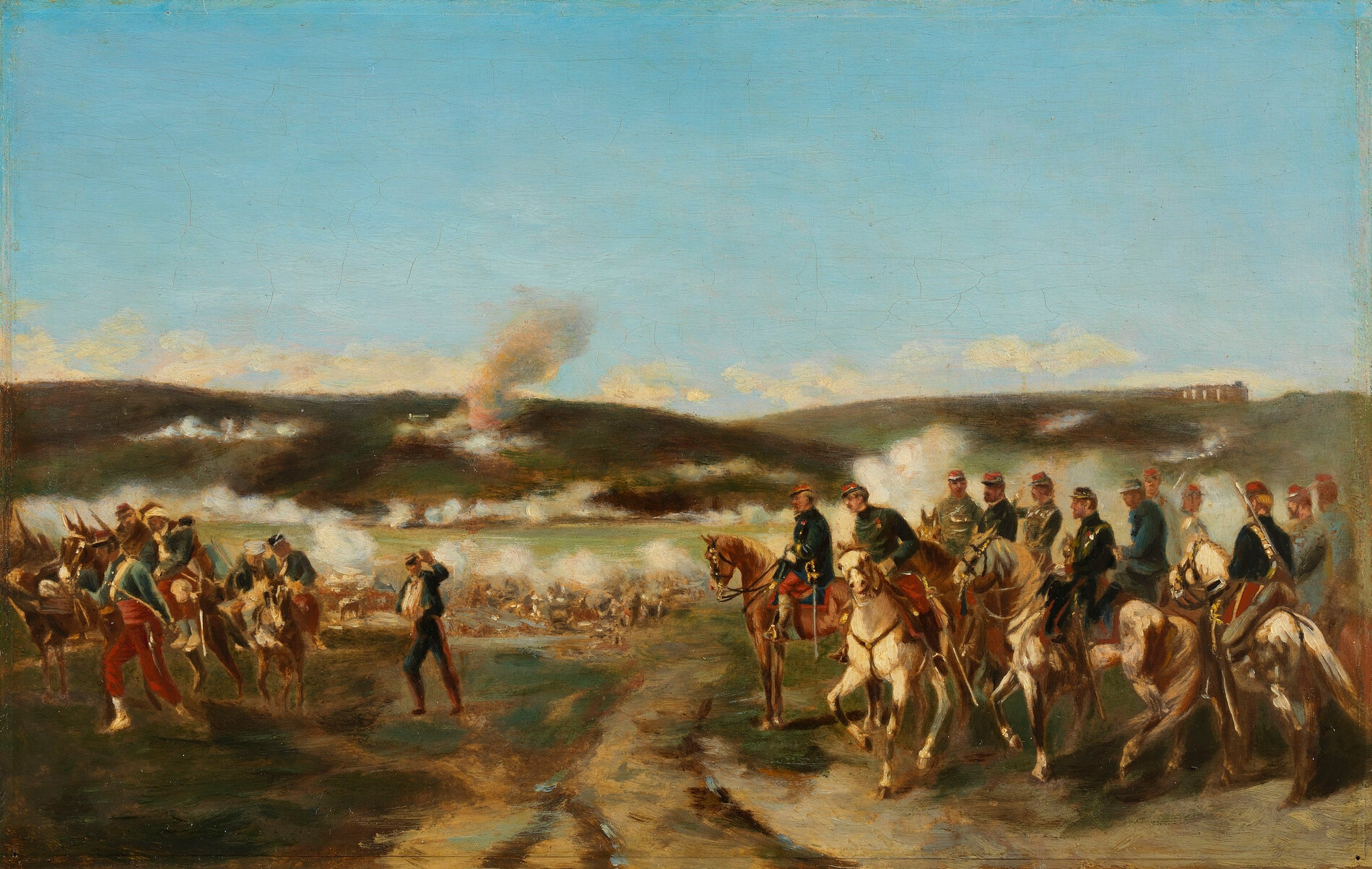 Armand-Dumaresq, Combat de rueil et de la malmaison