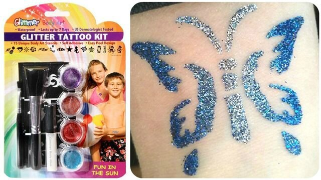 Glitter tattoo kit © Glimmer Body Art / Kid Friendly