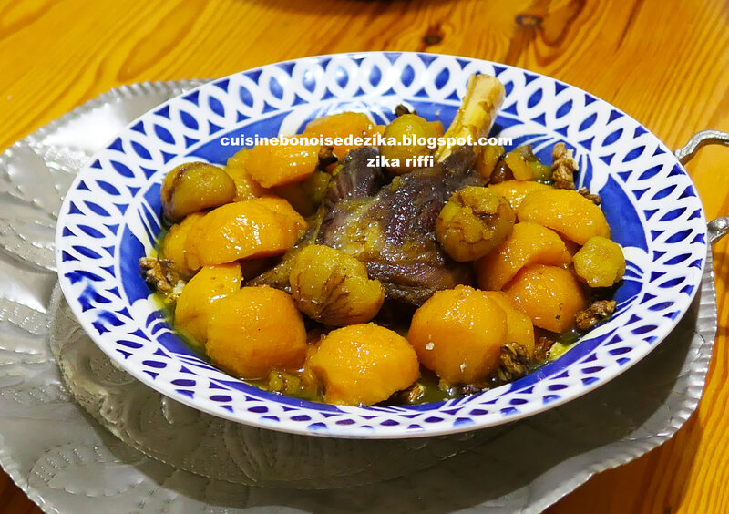 marka hlouwa sfarjel-kastel, tajine hlou coings châtaignes 05
