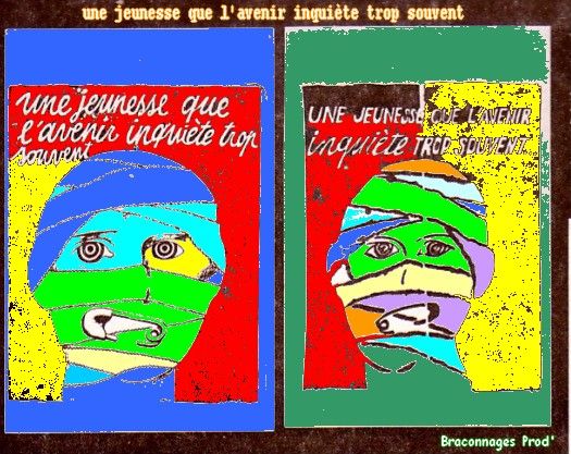 épinglé en couleurs