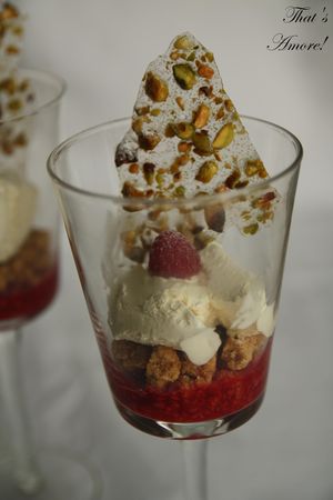 Délice glacé, framboises et spéculoos Dessert gelato, lamponi e speculoos recettes Délice glacé, framboises et spéculoos Dessert gelato, lamponi e speculoos