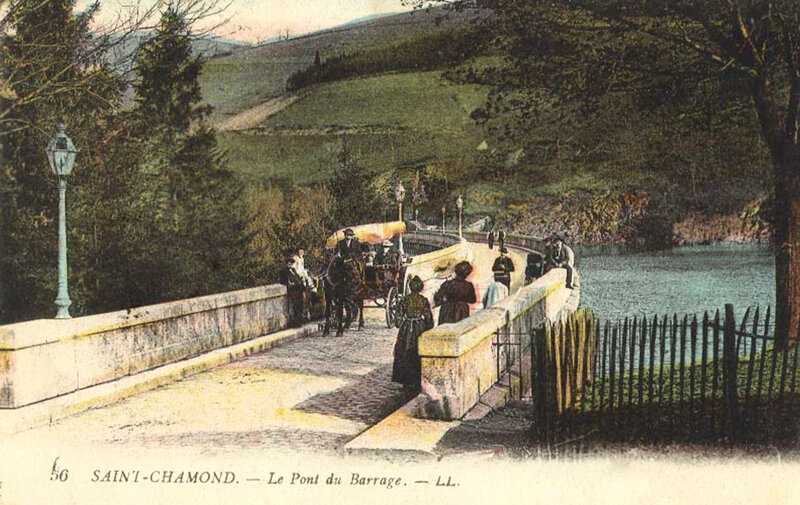 le Pont du Barrage, cpa (1)