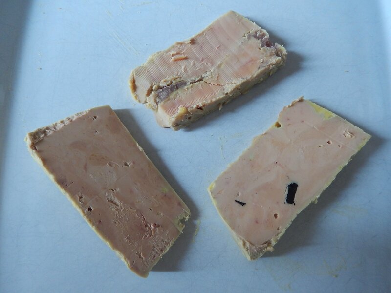 3 foies gras