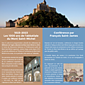 REVUE DE PRESSE NORMANDE au 26 septembre 2023: conférence sur les mille ans de l'abbatiale du Mont-Saint-Michel.