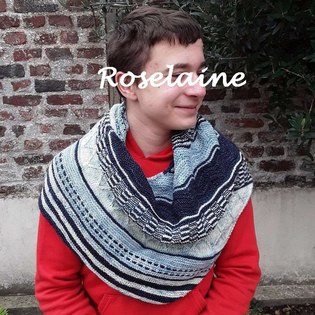 Roselaine Châle Océan by Michèle Humbert 2