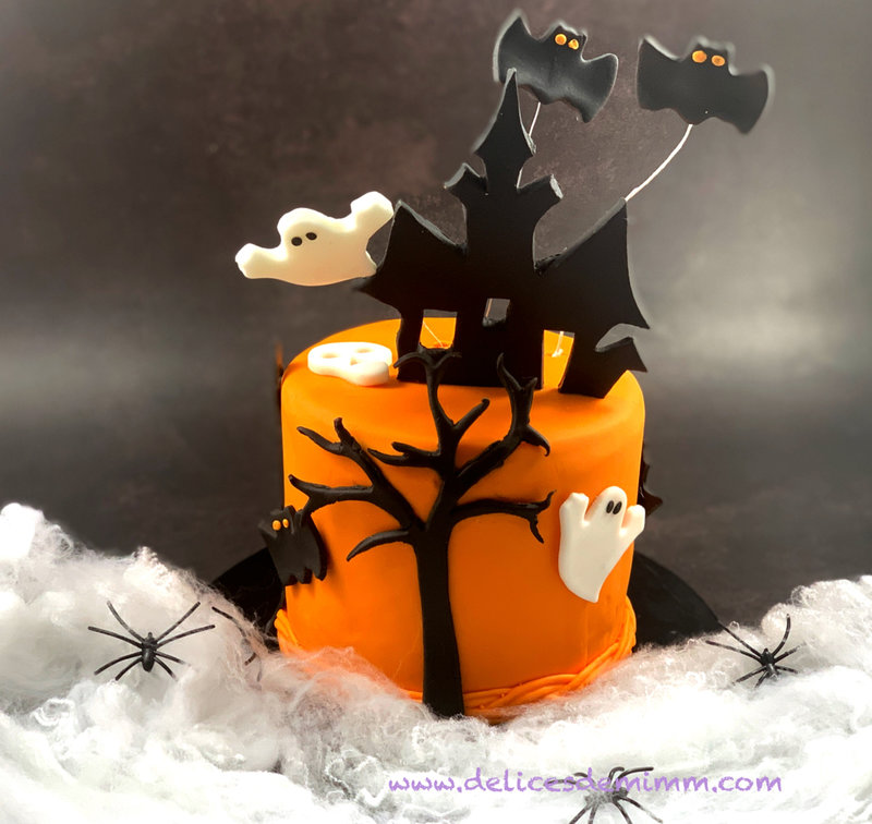 Un gâteau simple et facile pour Halloween 3