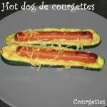 hot dog courgette