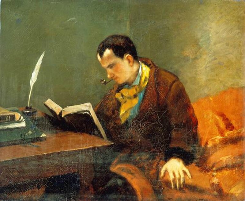 1848, Portrait de Baudelaire