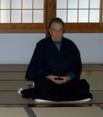 Jacques Breton en zazen au Japon