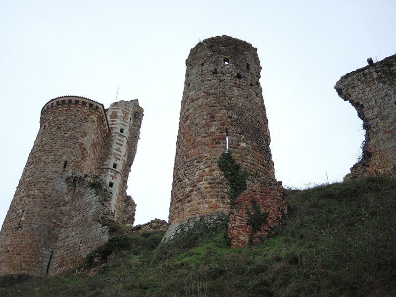 Hérisson, château, tour de la chapelle, petit donjon, tour de la Chapelle (03)