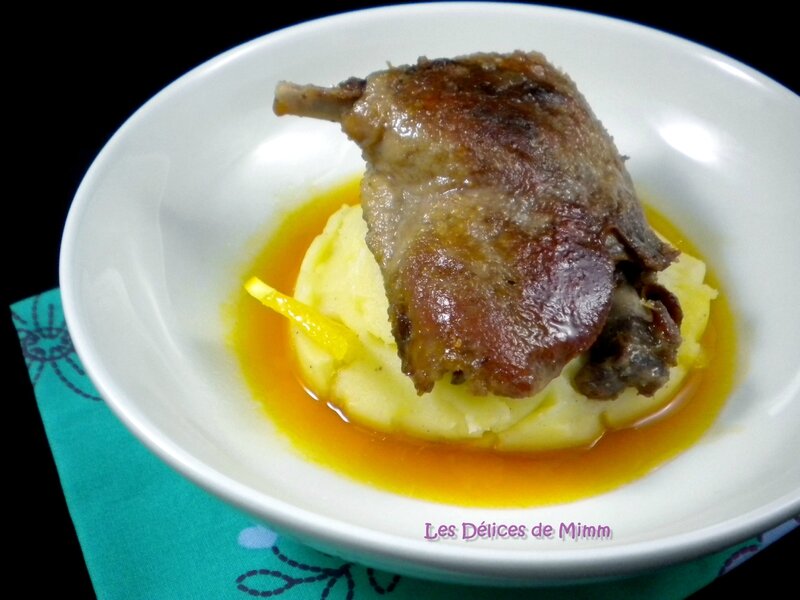 Canard confit, sauce à l’orange et au Cointreau 1
