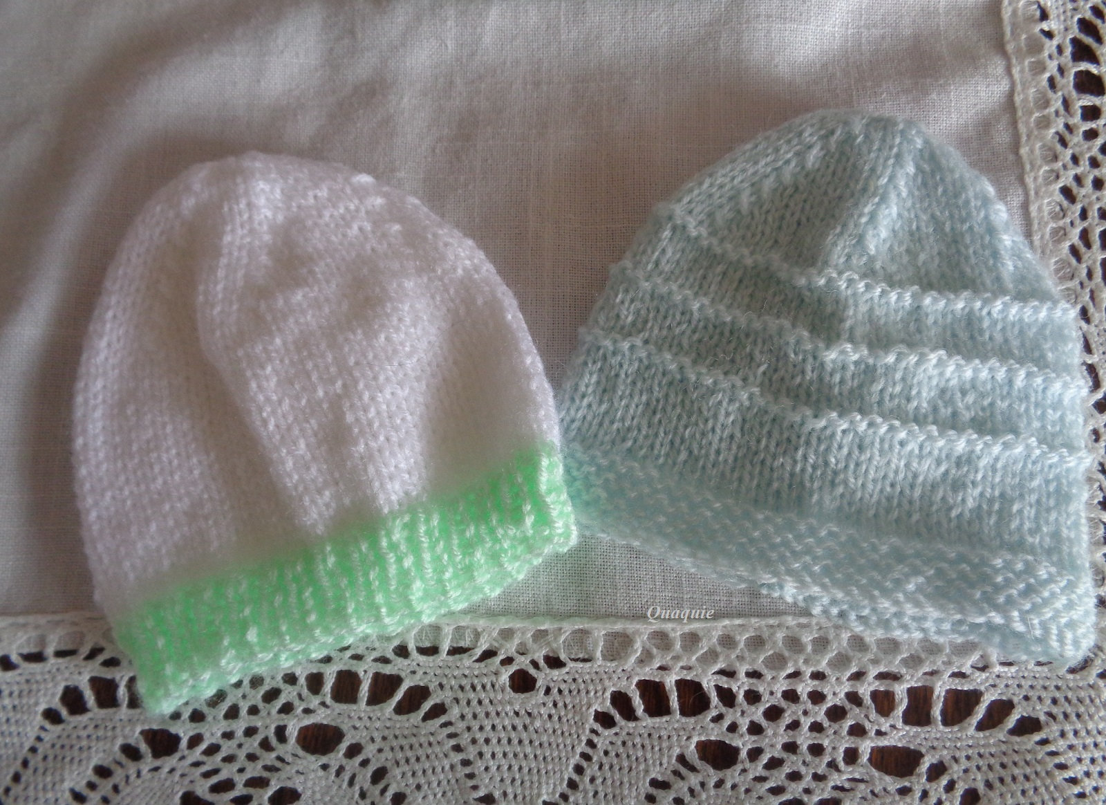 bonnets prématurés