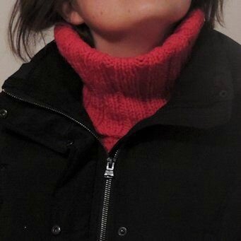 pas@pasdechat!snoodrose-manteau