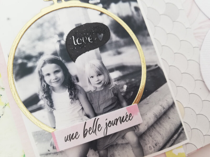 passion scrap - long courrier -les ateliers de Karine - ellesscrap