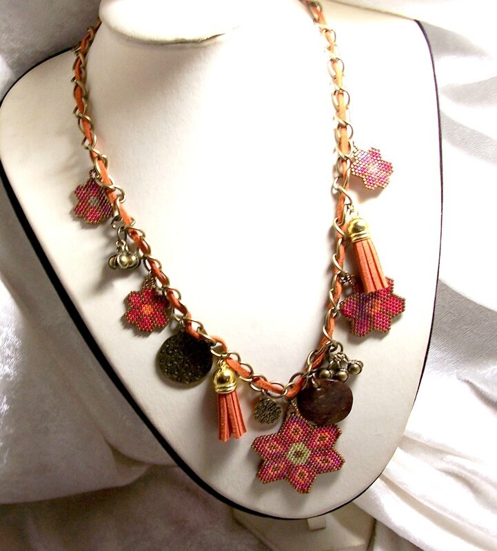 Collier Gypsi flower 2