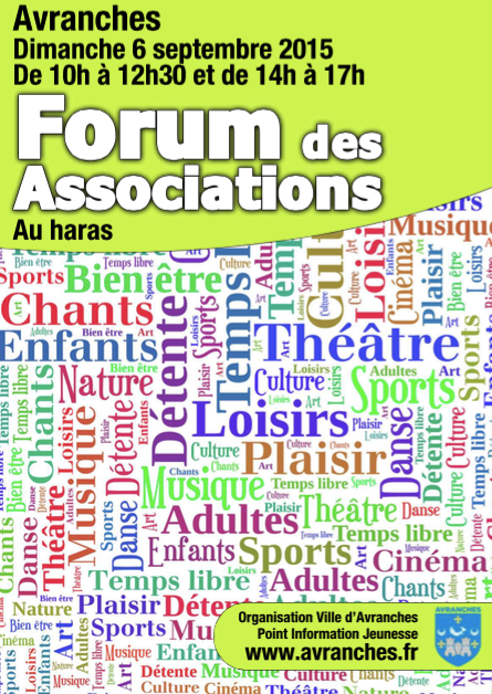 Forum des associations Avranches septembre rentrée 2015 Haras