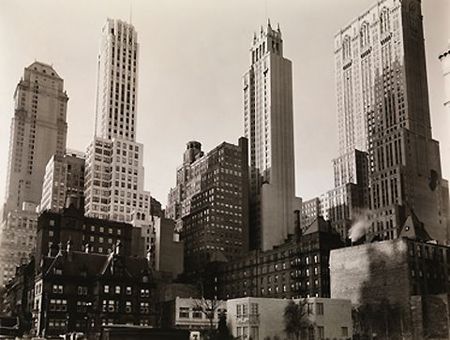 Berenice_Abbott_Park Avenue et 39e rue, New York, 8 octobre 1936