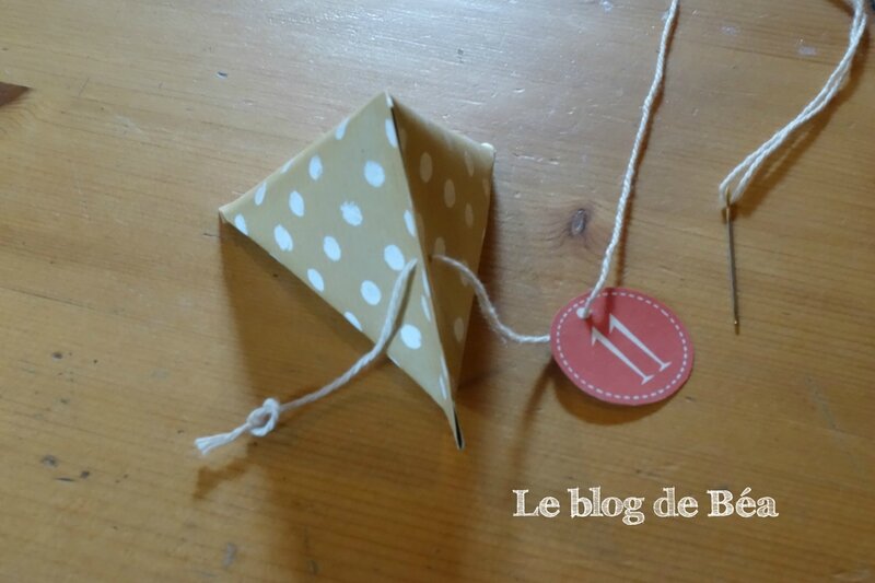 DIY calendrier renne de Noël en palette