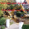 Chantier d'égouttage - 1ère partie