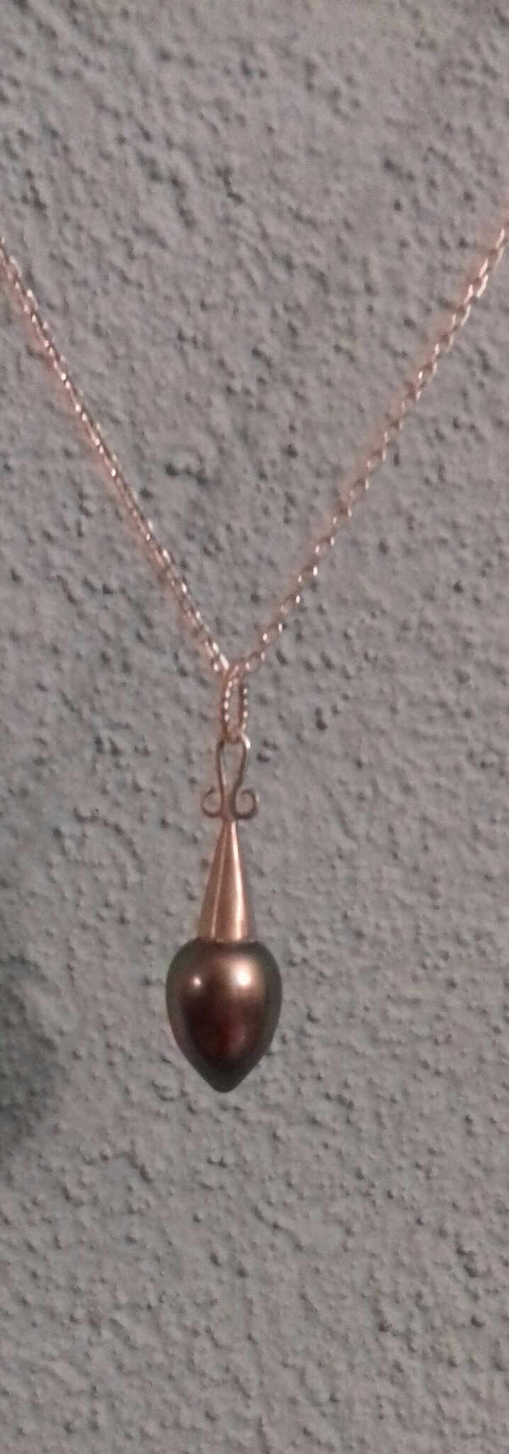 pendentif argent perle tahiti