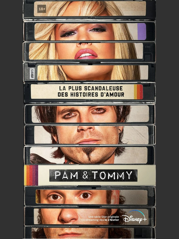 pam & tommy affiche
