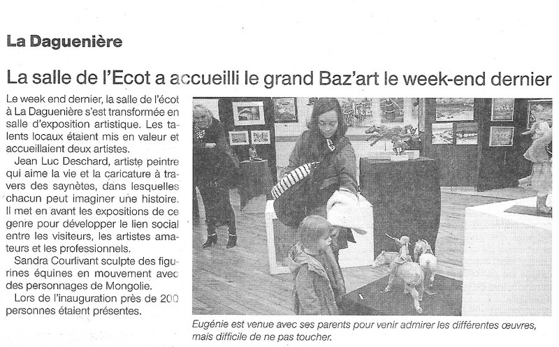 2013 11 21 Ouest France - Le Grand baz'ART