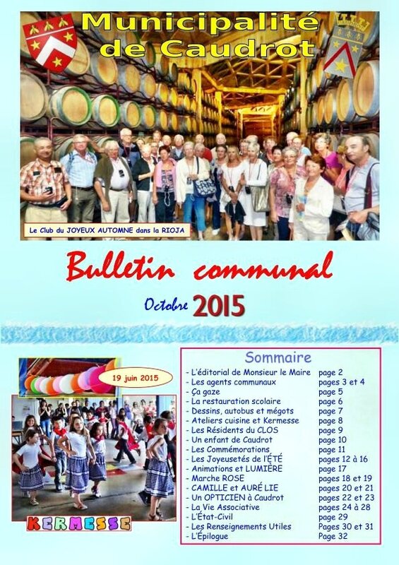 Bulletin OCTOBRE 2015 FINAL-R Couverture