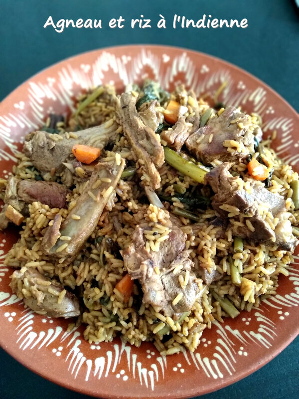 Agneau et riz à l'Indienne1