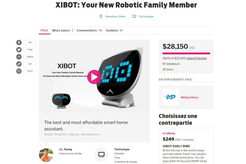 Xibot_Indiegogo