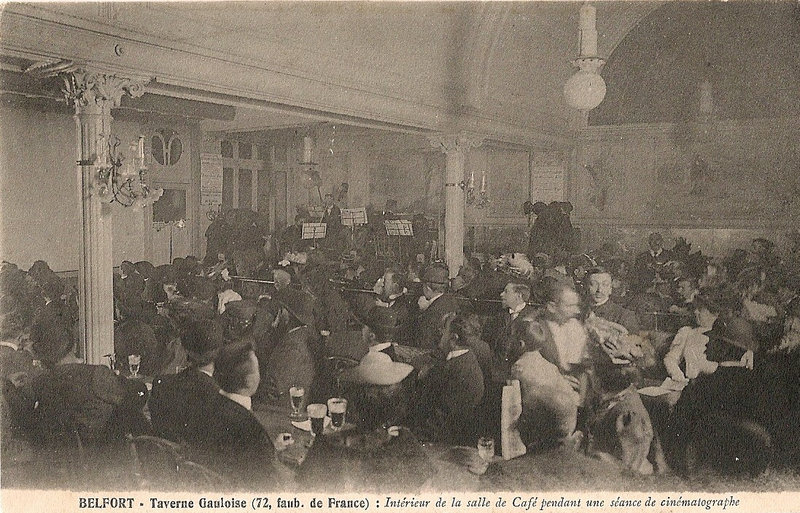 Belfort CPA Fbg France n°65 72 Taverne Gauloise Orchestre