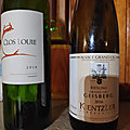 Castillon-Côtes de Bordeaux : Clos Louie 2018, <b>Alsace</b> : Domaine Kientzler : Geisberg 2016