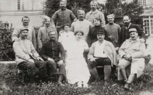 Nancy, hôpital militaire, pendant la guerre