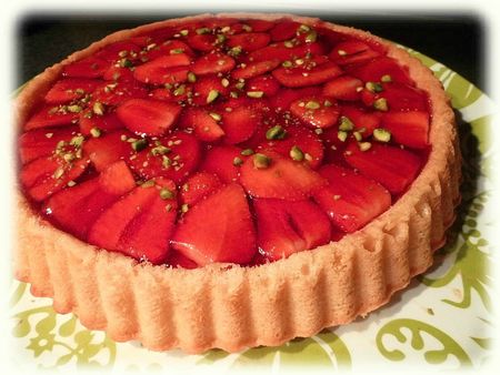 fausse tarte aux fraises 3