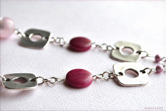 Collier printemps rose3