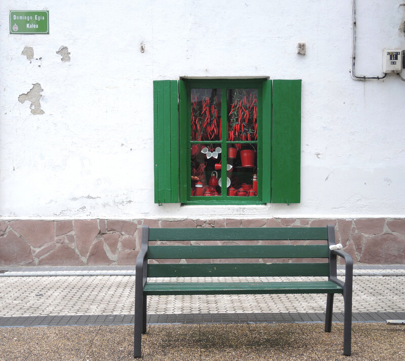 Fontarrabie, par la fenêtre (Espagne)