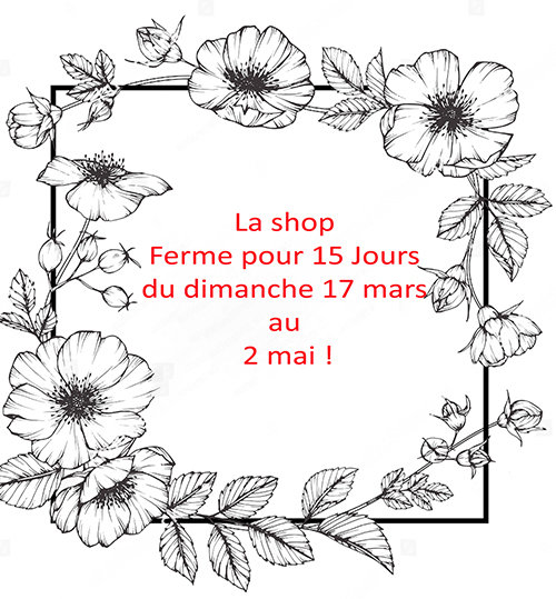 fermeture shop printemps 2022