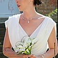 <b>Collection</b> <b>Bijoux</b> Mariage Exquise - création collier fin pour mariée Murmure