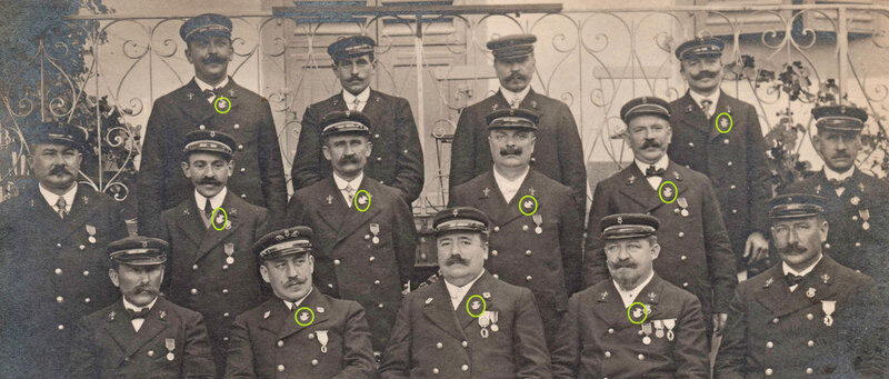 1913 08 17 Belfort CPhoto Médaille souvenir