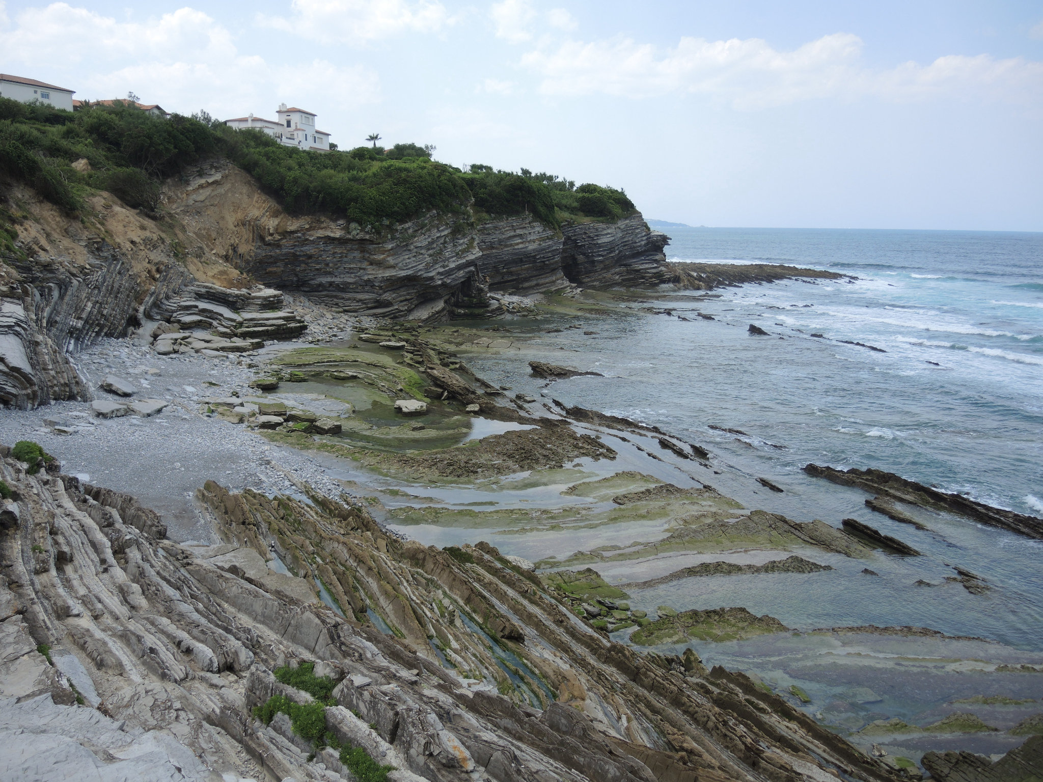 Saint-Jean-de-Luz, falaises et crique d'Arxiloa (64)