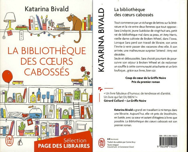 2 -La bibliothèque des coeurs cabossés - Katarina Bivald