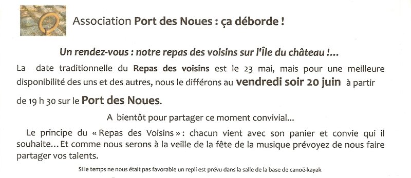 Repas de voisin 20 06 2014