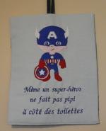 Coussinet toilettes super-héros